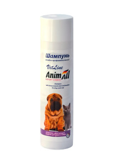 Шампунь AnimAll VetLine с хлоргексидином и кетоконазолом для собак и кошек, 250 мл